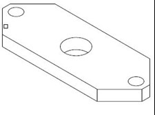 3000-07 4.5" Cylinder Stop Plate 3000-07
